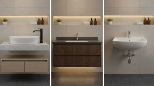 Counter Top, Under Counter & Wall Mounted Washbasins: Which Is Right for Your Bathroom?
