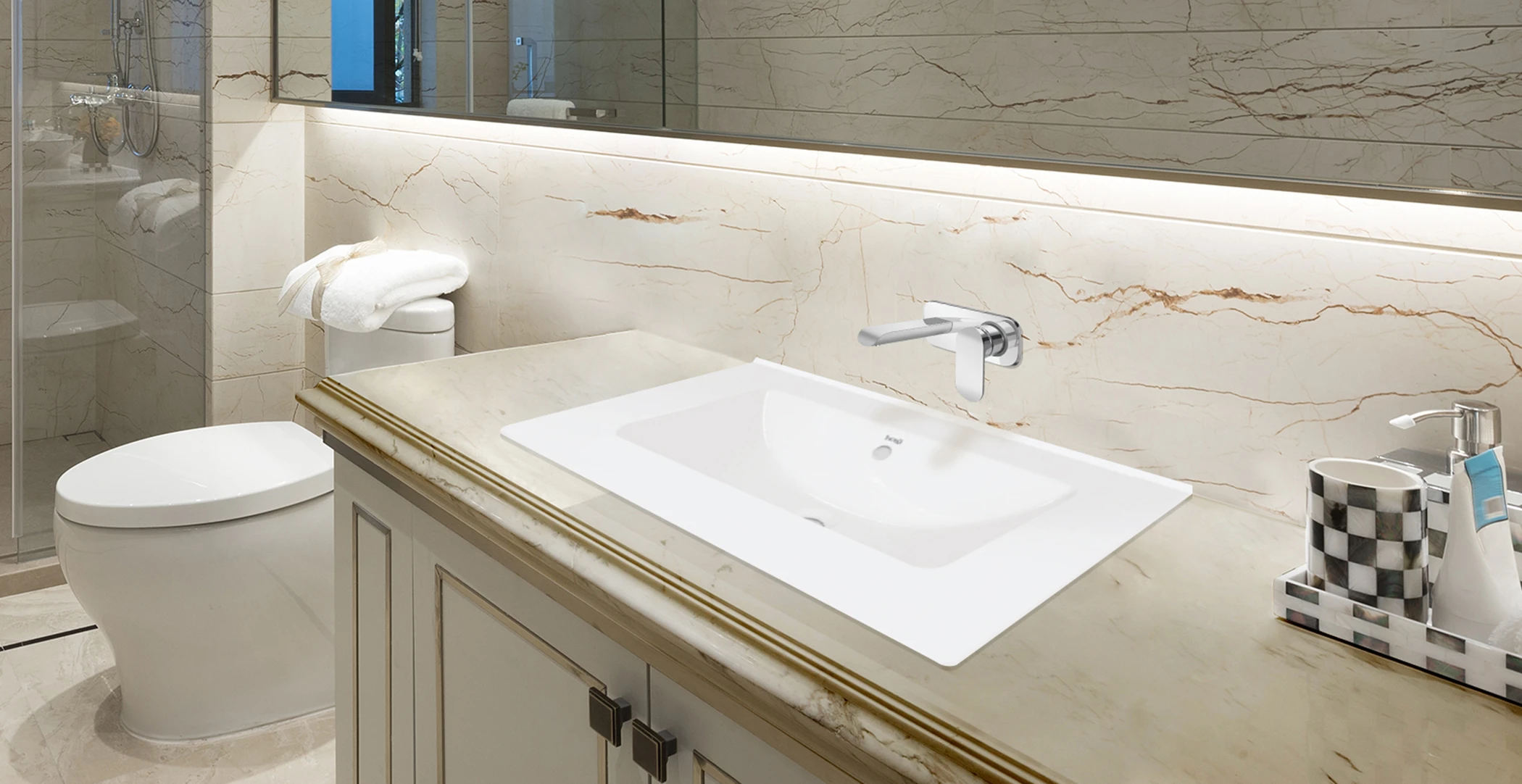 Over Counter Basins – Semi-Recessed Style | Kerovit