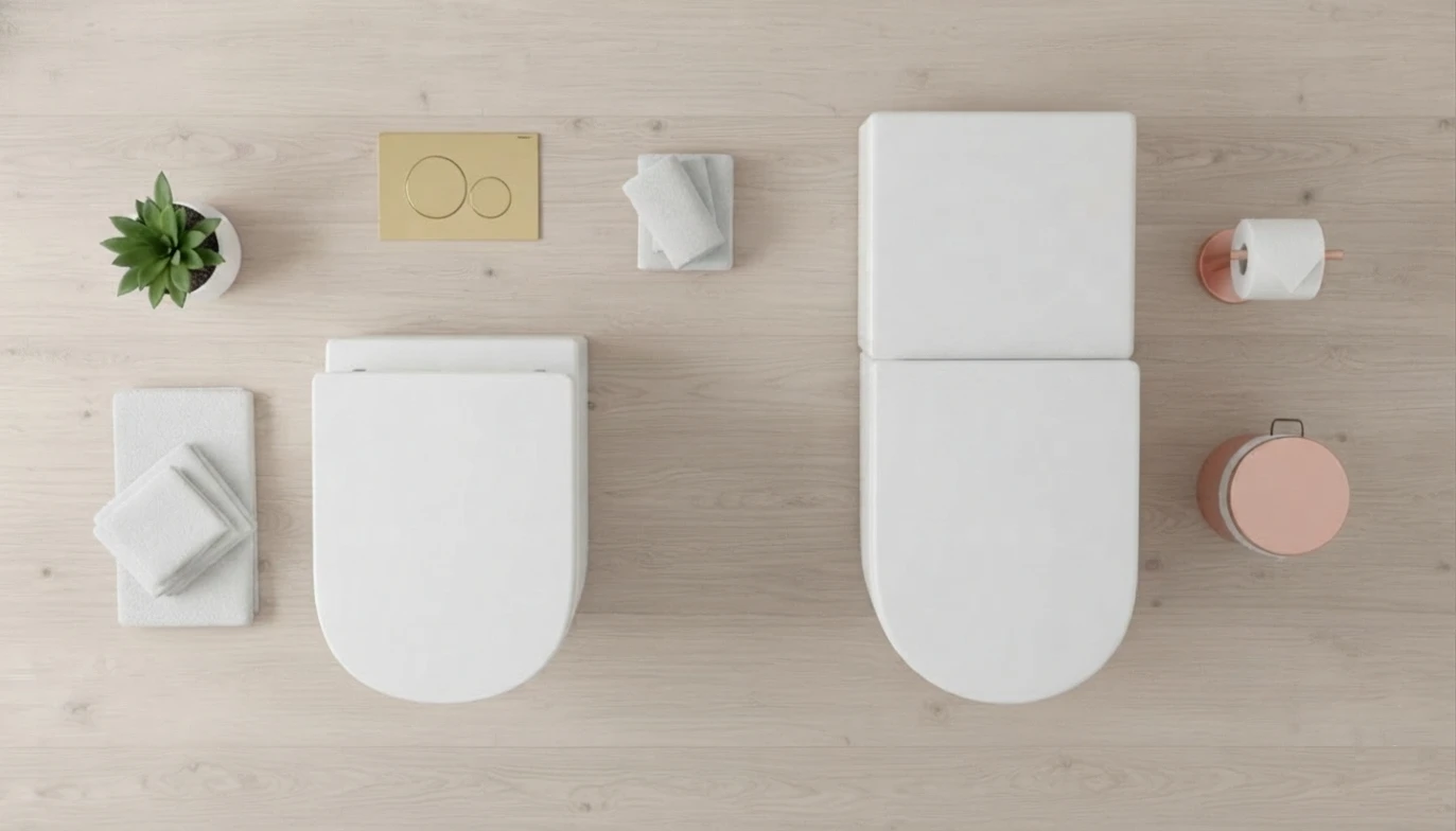 Kerovit premium toilet range including wall hung and one-piece floor mounted commodes