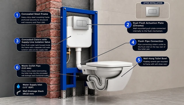 Wall Hung Toilet Installation Guide: Step-by-Step for Indian Bathrooms