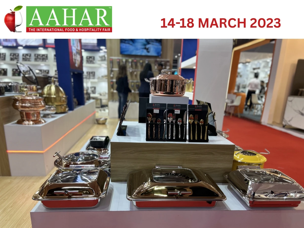 AAHAR Exhibition 2023: Shapes Impressive Showcase of Cutlery and Kitchenware Items