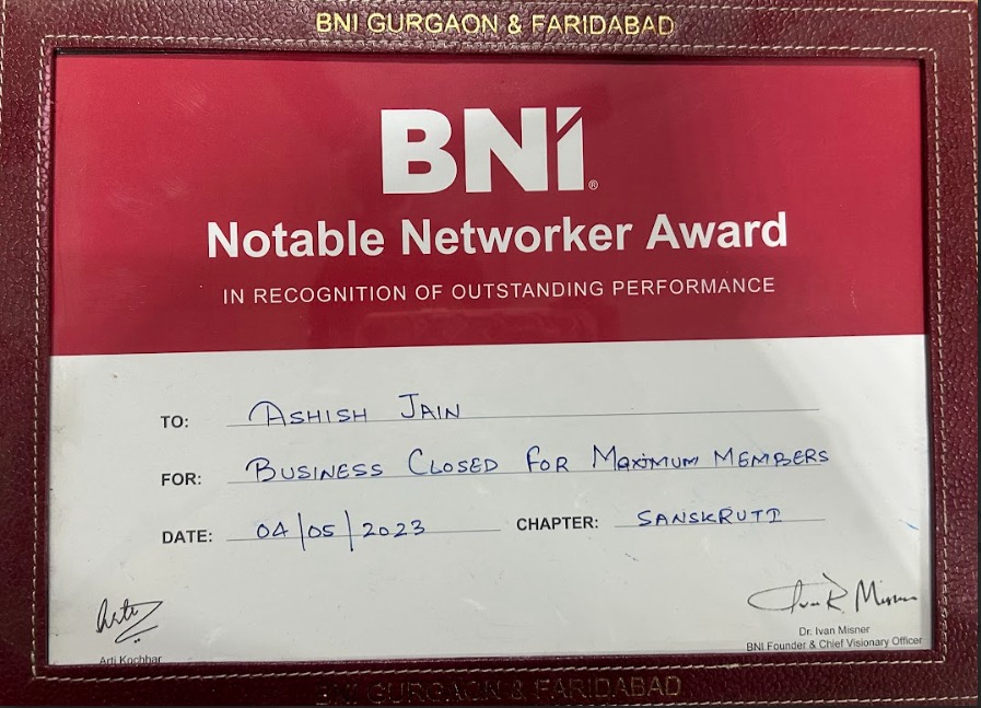 Notable Networker Award